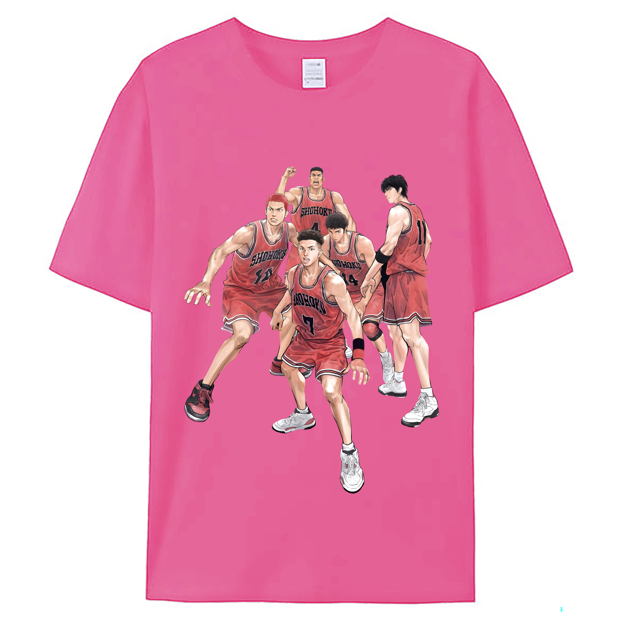 （画像用） SLAM DUNK／スラムダンク レディースカジュアルプリントTシャツ（綿100％）